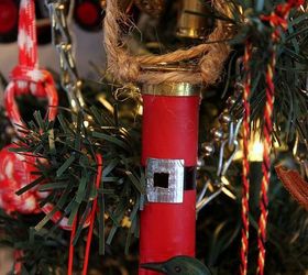 the man tree, christmas decorations, seasonal holiday decor, Shotgun Shell Casing Santa Suit Ornament