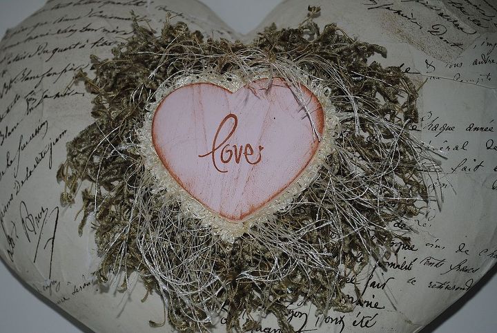 a letter from the heart, crafts, seasonal holiday decor, valentines day ideas