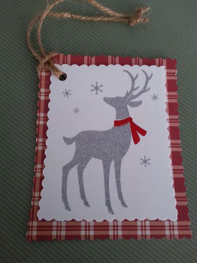 2013 christmas cards become 2014 christmas tags, crafts, repurposing upcycling, seasonal holiday decor, Christmas tags for 2014