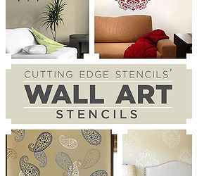 cutting edge stencils wall art stencils make a statement, painting, Wall Art Stencil