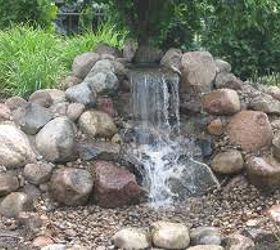 q personal opinions on installing a pond less waterfall, landscape, ponds water features, I have access to plenty of rock and large pieces of sandstone to use