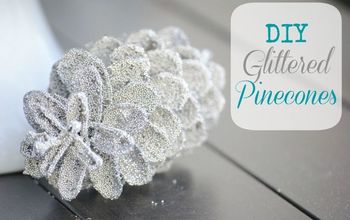  Decoração de Natal DIY - Pinhas Glitter