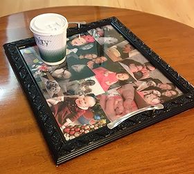 an upcycled old frame, crafts, repurposing upcycling