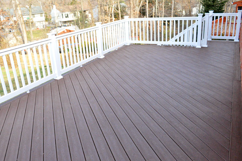 how to build a deck, decks, woodworking projects, A beautiful Trex composite deck