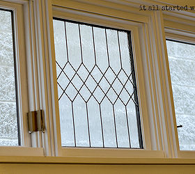faux leaded glass window, windows, 5 Once the leading lines were in place I applied the Gallery Glass crystal clear directly onto the glass When it dried to clear after 24 hours it added instant character to my 100 year old home