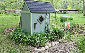  Casa de campo pequena com jardim para o verão