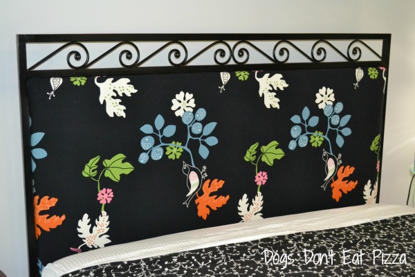 updating a room in one weekend upholster a headboard, bedroom ideas, painted furniture, reupholster, After