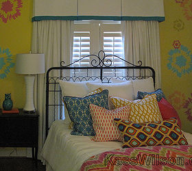 the little princess grows up, bedroom ideas, home decor, She wanted bold patterns and SPLASHES of color