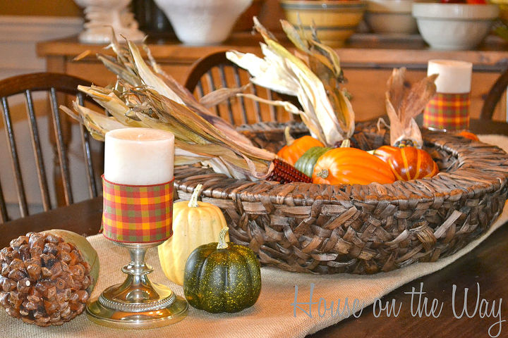 fall in love with your fall tabletops, seasonal holiday decor, I love to use Indian corn pumpkins and gourds in my Fall Decor