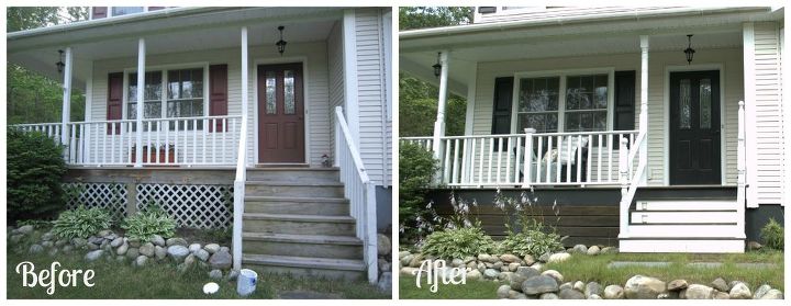 front porch makeover, curb appeal, outdoor living, porches