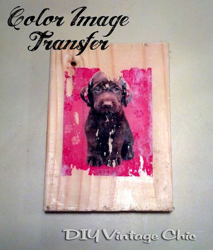 color image transfer to wood, crafts, home decor, pallet