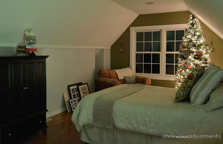 christmas guest room, bedroom ideas, christmas decorations, seasonal holiday decor