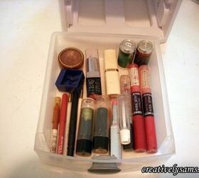 makeup storage, cleaning tips, storage ideas, The lipstick lip liner gloss drawer