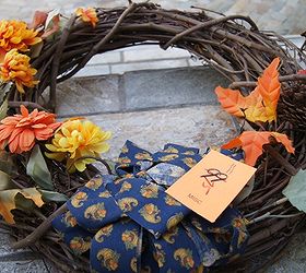 easy diy summer wreath, crafts, home decor, wreaths, I made it from this thrift store wreath that I found for only 75