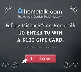 tweet birdcage michaels hometalk pinterest party mpinterestparty, chalkboard paint, crafts, decoupage, painting, Make sure you follow Michaels and enter to win