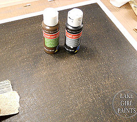 a paint trick sanding canvas, chalkboard paint, crafts, home decor, painting