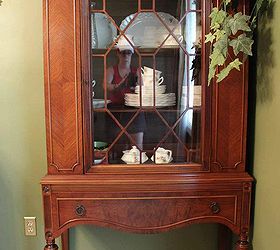 painting dining room furniture, dining room ideas, home decor, lighting, painted furniture, BEFORE China Cabinet