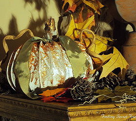 fall pumpkins from dryer vents, repurposing upcycling, seasonal holiday decor