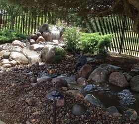 ponds and waterfalls, landscape, ponds water features, Pondless waterfall in Chicago suburbs Installed by Gem Ponds