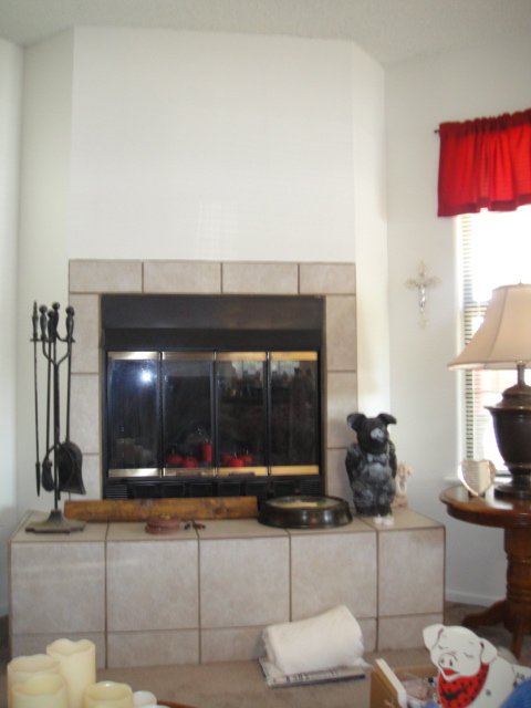 living room mantle before and after, home decor, living room ideas, storage ideas, Mantle before