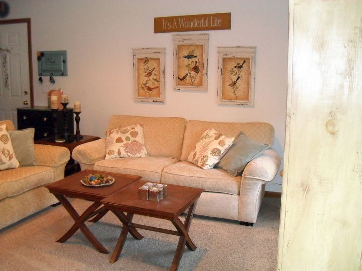 my favorite room it s always sunny in my family room, home decor, living room ideas, It s a Wonderful Life always manages to hang crooked we leave it now it reflects our askew life