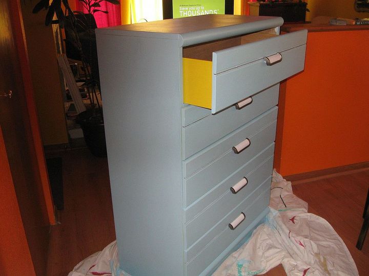 up cycled chest of drawer, painted furniture