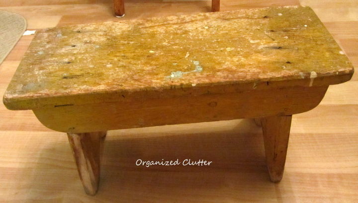 an easy rustic vintage fall vignette, repurposing upcycling, seasonal holiday d cor, The bench