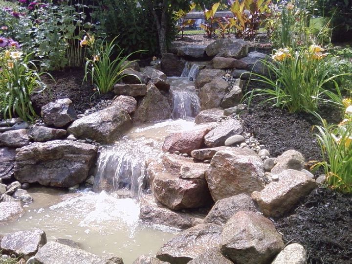 pondless waterfall build