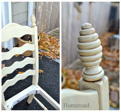 wooden glittered pinecones, crafts, repurposing upcycling, seasonal holiday decor, Check out the pinecones on the top of these chairs