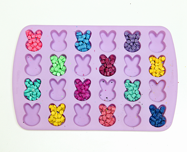 make your own bunny crayons, crafts
