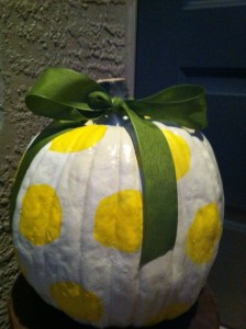 painting pumpkins and decorating front door area for fall, crafts, doors, seasonal holiday decor