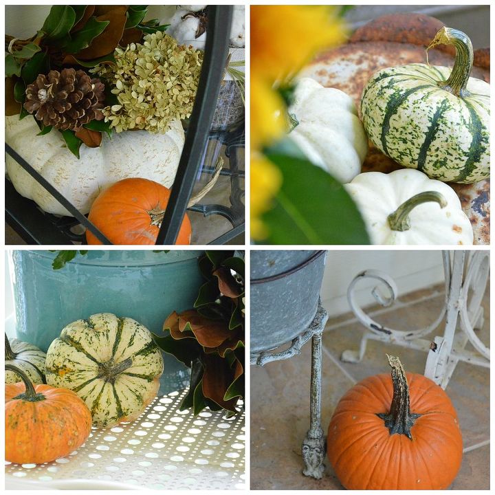 2013 fall porch, outdoor furniture, porches, seasonal holiday decor, Great pumpkins of many varieties