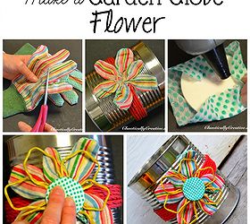 How to Make a Flower Out of a Garden Glove