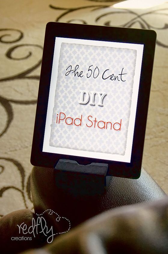 the 50 cent diy ipad stand, crafts