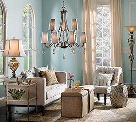 are you in love with your home decor, home decor, The soft color palette of this inspiration room is very casual and inviting This is the kind of color palette to which I am most drawn Room by Lamps Plus