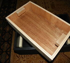 a treasure box to treasure forever, crafts, diy, how to, woodworking projects, A tray was made for the inside