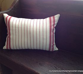 placemat pillows make your own so inexpensively, crafts, repurposing upcycling, My 2 50 pillow made from two placemats Easy and inexpensive