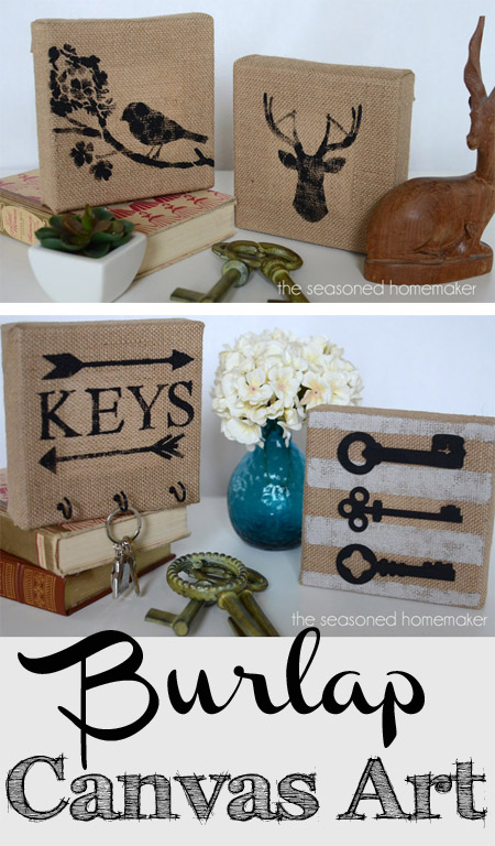 diy burlap canvas art, crafts, An easy project that anyone can do