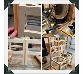 diy chair bench, painted furniture, repurposing upcycling, woodworking projects, Adding the molding