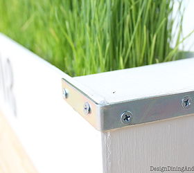 diy industrial planter box, gardening, woodworking projects