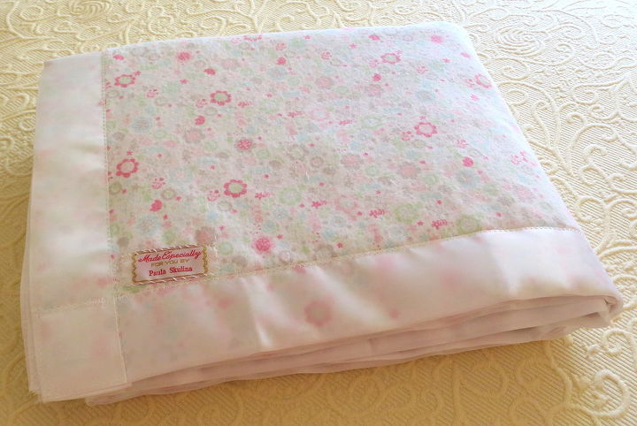 make an easy baby blanket for a gift, crafts, This blanket can be used by the child for years