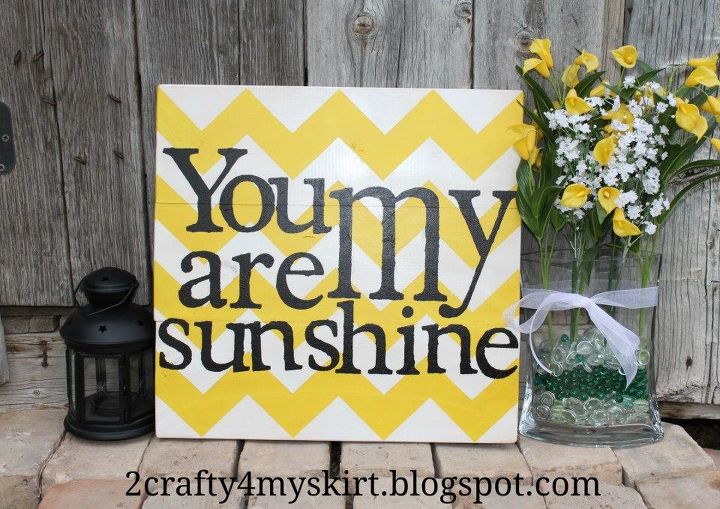you are my sunshine sign, crafts, painting