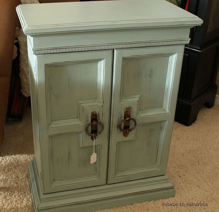 chalk painted cabinet, chalk paint, painted furniture