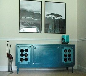 retro stereo cabinet transformation, kitchen cabinets, painted furniture, repurposing upcycling, A functional gorgeous piece