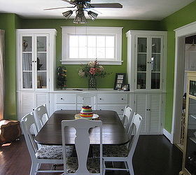 q dining room help do you like this color at first she didn t but it s growing on, home decor, painting, Wants to incorporate cobalt orange into this room Thoughts