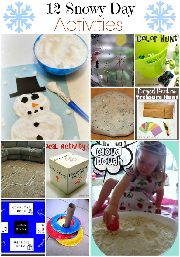 12 snow day activities, crafts