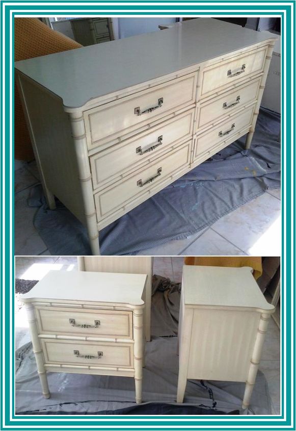 bali who beautiful furniture re do, painted furniture, Before great shape eh