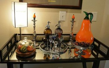 My Fall Decorated Bar Table.