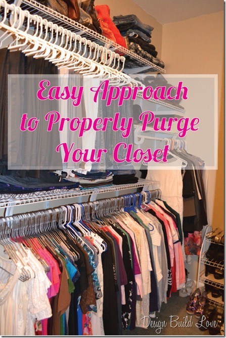 easy approach to properly purge your closet, cleaning tips, closet, Easy Approach to Properly Purge Your Closet