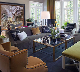 living room design tips 1, fireplaces mantels, home decor, living room ideas, Create a Conversational Atmosphere You can never have enough seating and if you re living room isn t quite large enough to house a large sectional or L shaped sofa then individual chairs are always a great option Candice suggests a